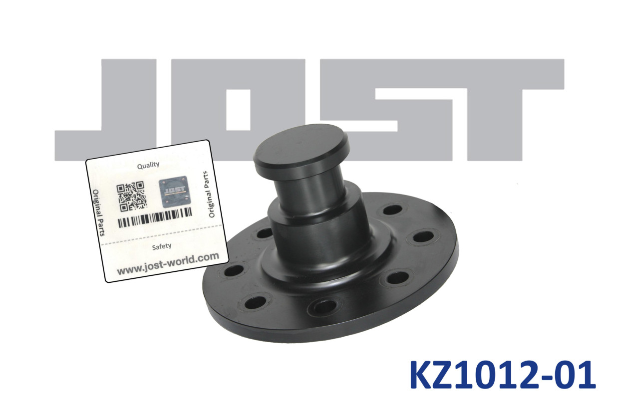Шкворень 2 дюйма , KZ 1012-01 диаметр фланца 200, 8 отверстий М16